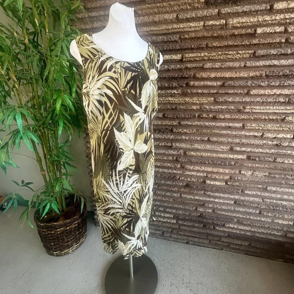 KSL Karin Stevens Scoop Neck Sleeveless Maxi Dress Size 16W - Picture 6 of 6